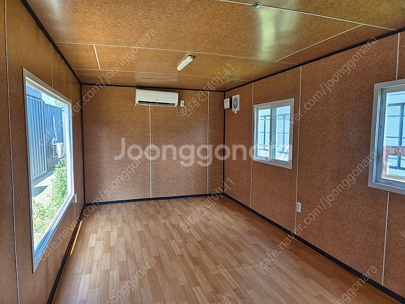 중고컨테이너 3*6 사무실 통유리--2